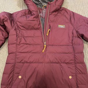 LL Bean Hooded Pullover Coat